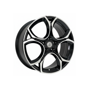 LJA-A034-02 7.5x17" 5x112 ET45 57.1 Black Machined Jant