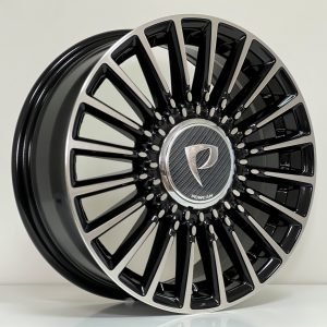 LJA-A1210-01 6.5x16" 4x98 ET35 58.1 Black Machined Jant