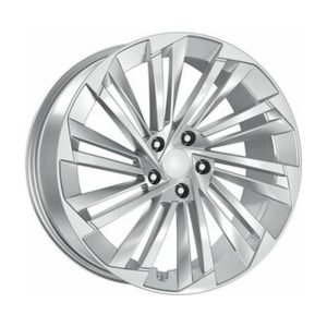 LJA-GDY1628-02 8.0x18" 5x112 ET40 57.1 Silver Diamond Jant