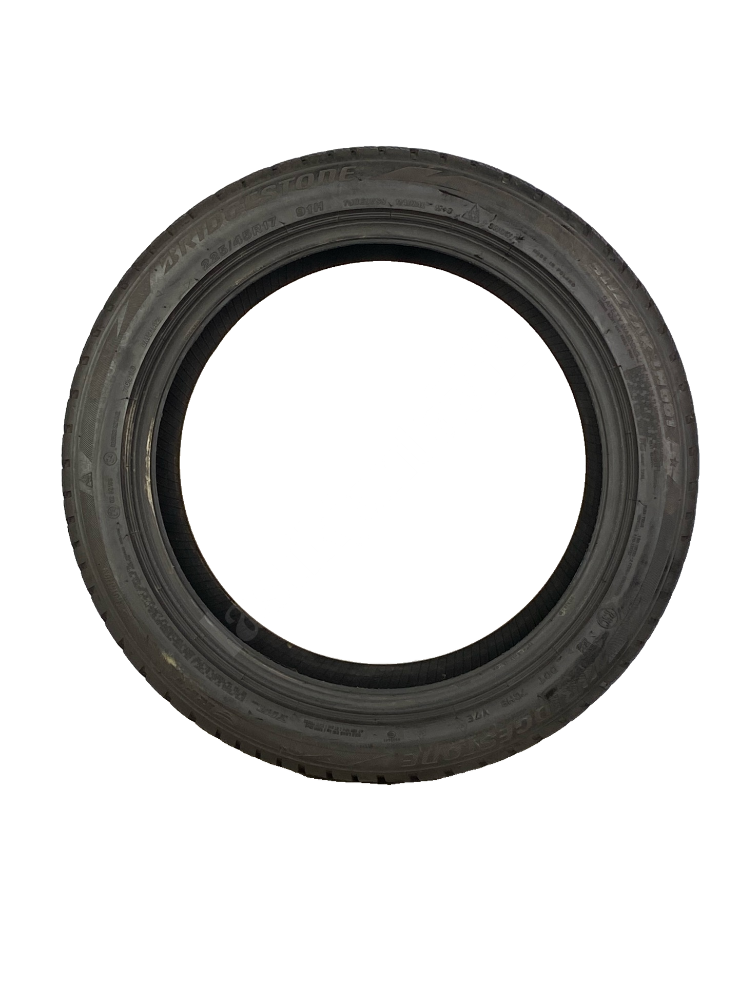 Bridgestone 225/45R17 91H 5 mm Blizzaklm001 2.El Kış Lastiği (2021) RFT - Görsel 2