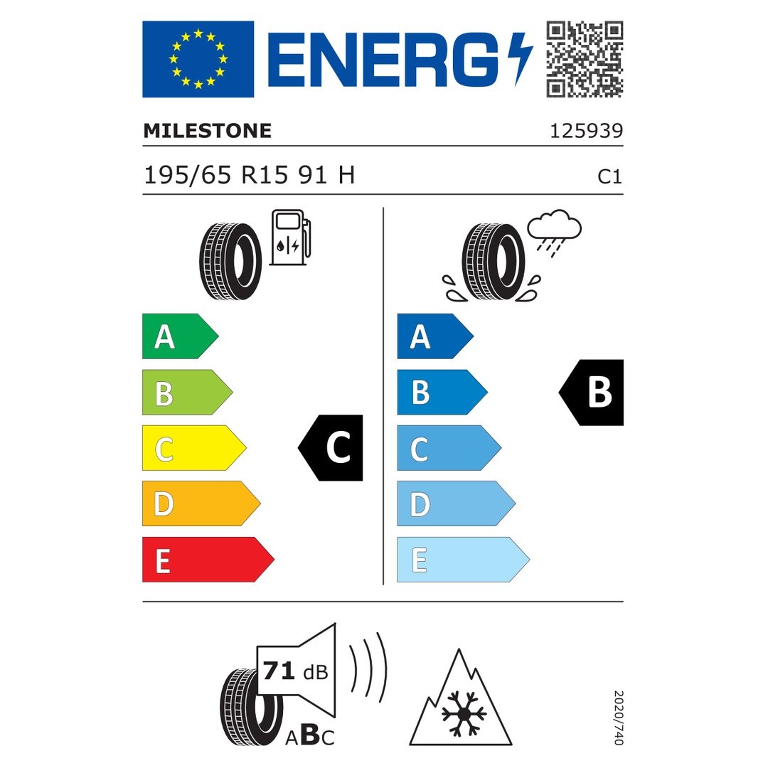 Milestone CarMile Winter 195/65R15 91H M+S 3PMSF - Görsel 2