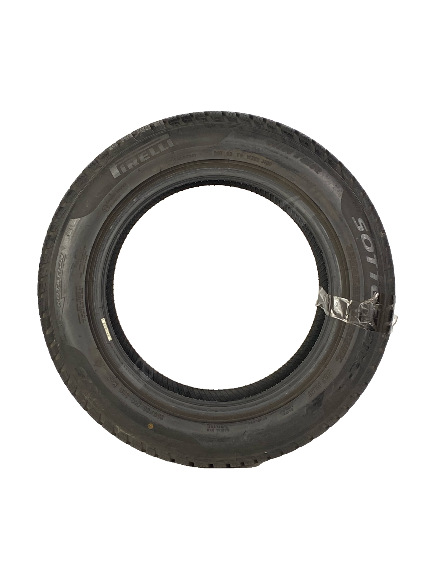 Pirelli 205/60R16 92H 5 mm Sottozero3 2.El Kış Lastiği (2020) RFT - Görsel 2