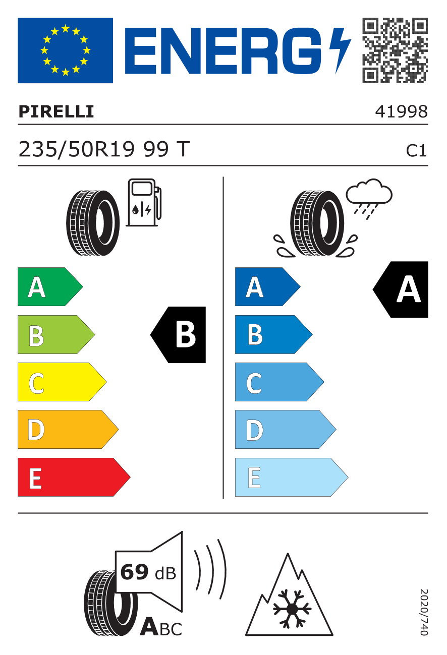 Pirelli Cinturato All Season SF2 s-i + 235/50R19 99T M+S 3PMSF Elect - Görsel 2