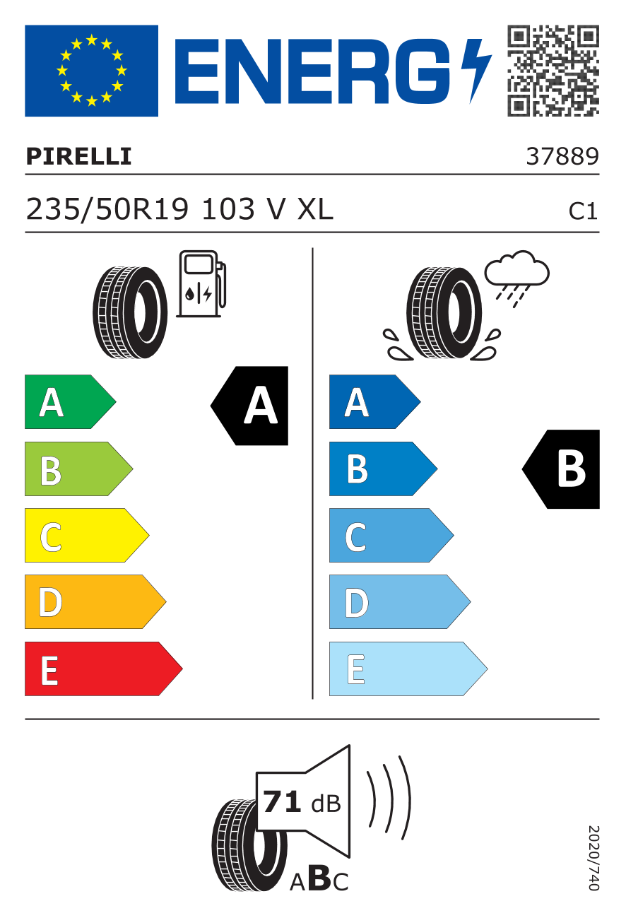 Pirelli P-Zero PZ4 LS (VOL) 235/50R19 103V XL Elect - Görsel 2