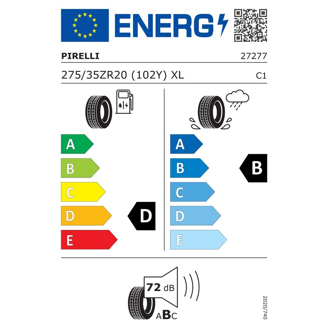 Pirelli P-Zero PZ4 SC BMW(*) 275/35R20 102Y XL - Görsel 2