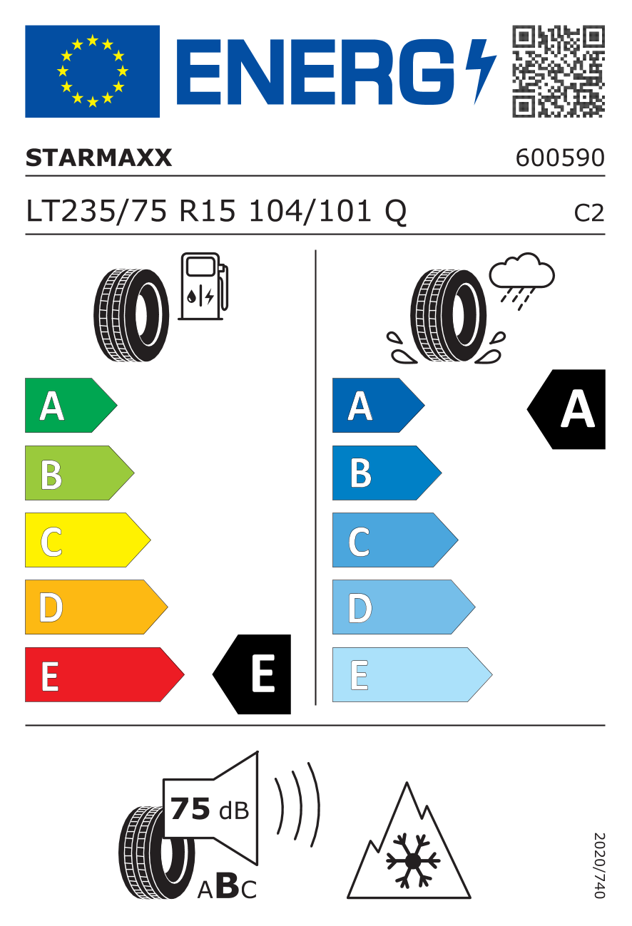 Starmaxx Mountterra A/T 235/75R15 104/101Q M+S 3PMSF RWL 6PR - Görsel 2